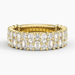 Esther Lab Diamond Ring (2 1/8 ct. tw.) Yellow Gold 18k Wedding Band