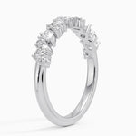 Olivetta Half Coverage Diamond Ring Platinum Wedding Band