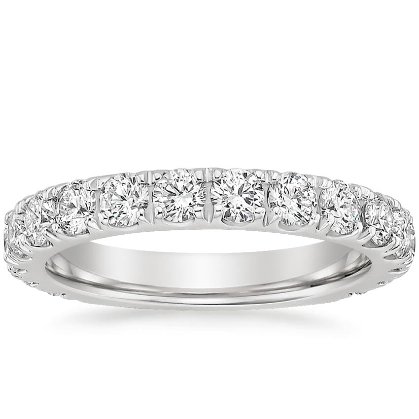 Portia Lab Diamond Ring (1 1/3 ct. tw.) Platinum Wedding Band