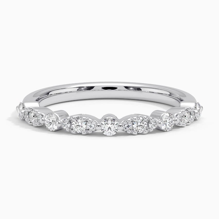 Odette Diamond Ring (1/4 ct. tw.) Platinum Wedding Band