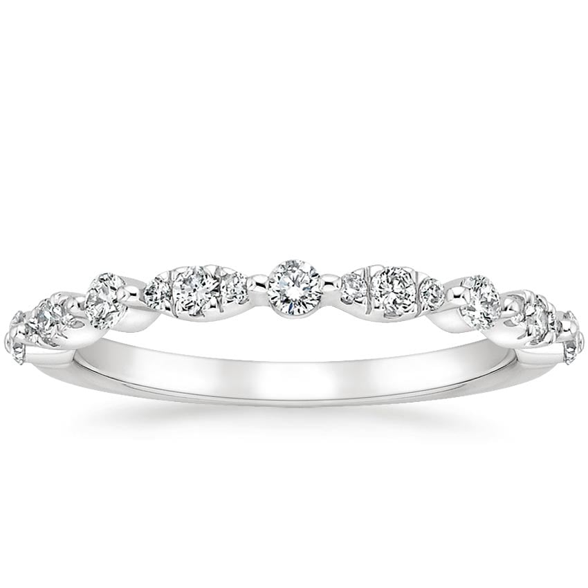 Odette Diamond Ring (1/4 ct. tw.) Platinum Wedding Band