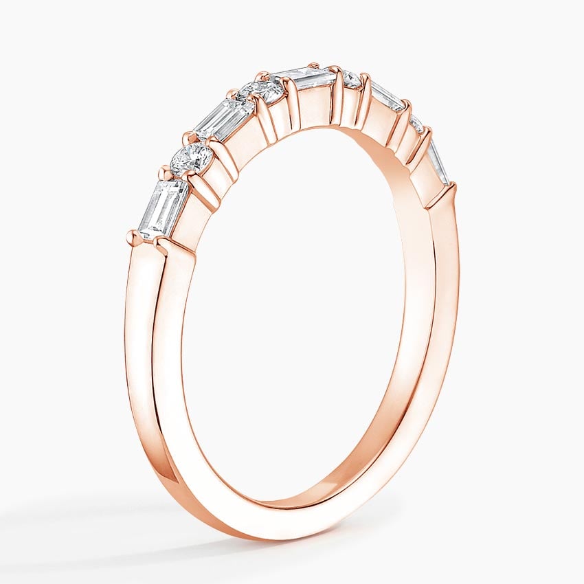 Leona Diamond Ring (1/3 ct. tw.) Rose Gold 18k Wedding Band