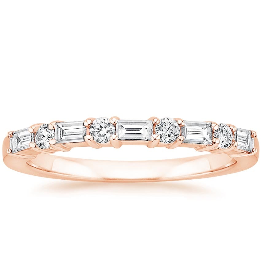 Leona Diamond Ring (1/3 ct. tw.) Rose Gold 18k Wedding Band