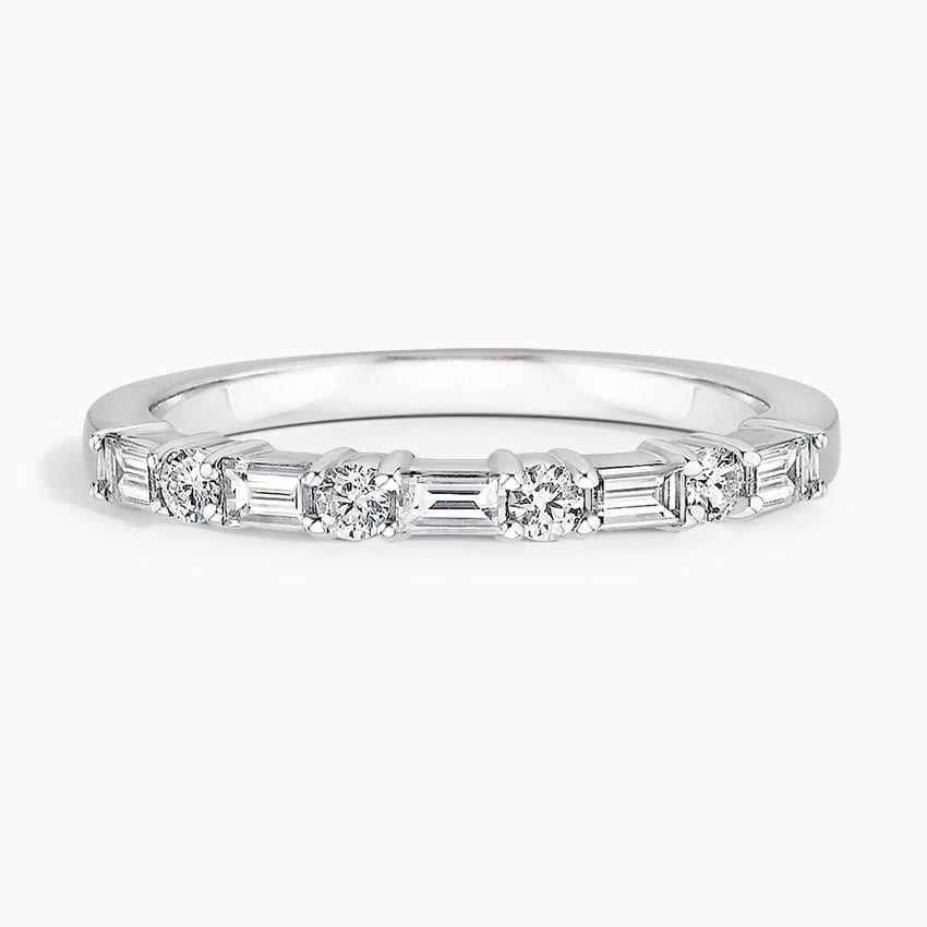 Leona Diamond Ring (1/3 ct. tw.) Platinum Wedding Band