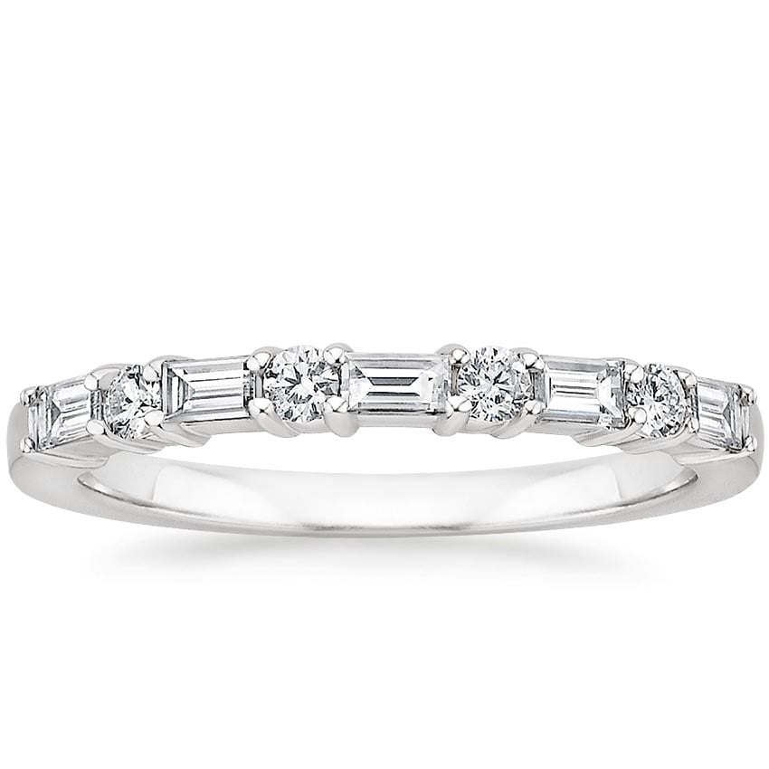 Leona Diamond Ring (1/3 ct. tw.) Platinum Wedding Band