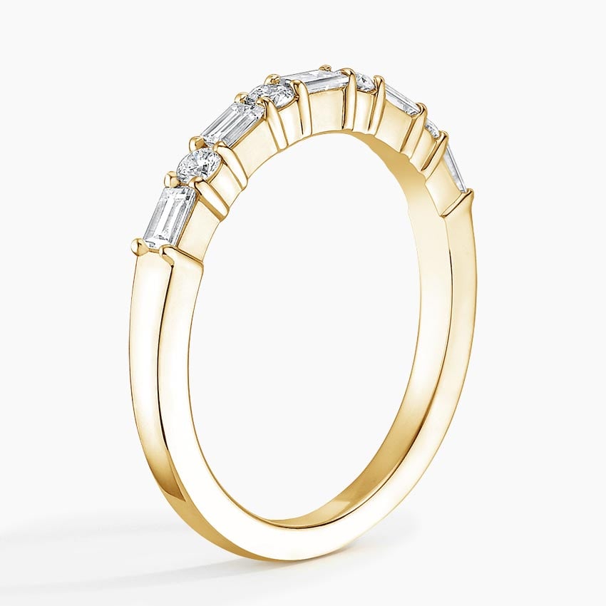 Leona Diamond Ring (1/3 ct. tw.) Yellow Gold 18k Wedding Band