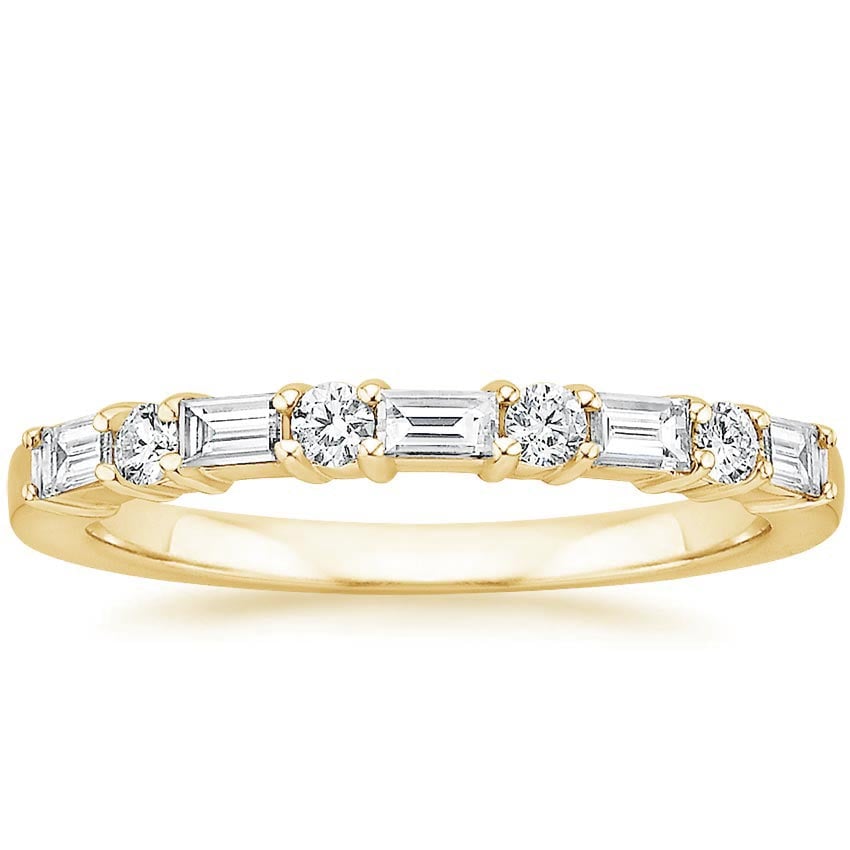 Leona Diamond Ring (1/3 ct. tw.) Yellow Gold 18k Wedding Band