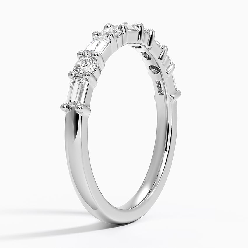 Leona Diamond Ring (5/8 ct. tw.) Platinum Wedding Band