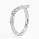 Elongated Chiara Diamond Ring (1/3 ct. tw.) Platinum Wedding Band