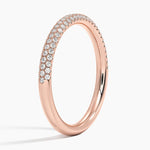 Valencia Lab Diamond Ring (1/3 ct. tw.) Rose Gold 18k Wedding Band