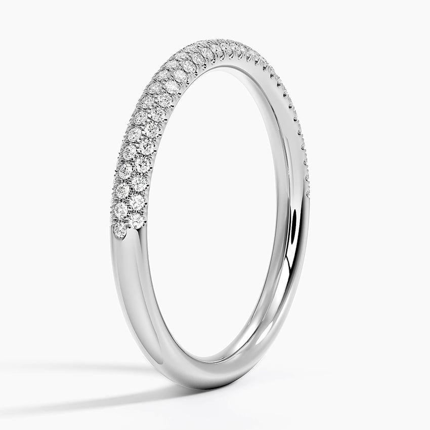 Valencia Lab Diamond Ring (1/3 ct. tw.) Platinum Wedding Band