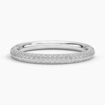 Valencia Lab Diamond Ring (1/3 ct. tw.) Platinum Wedding Band