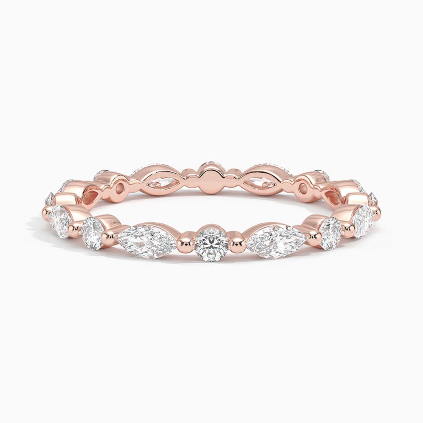 Versailles Eternity Diamond Ring (3/4 ct. tw.) Rose Gold 18k Eternity Band