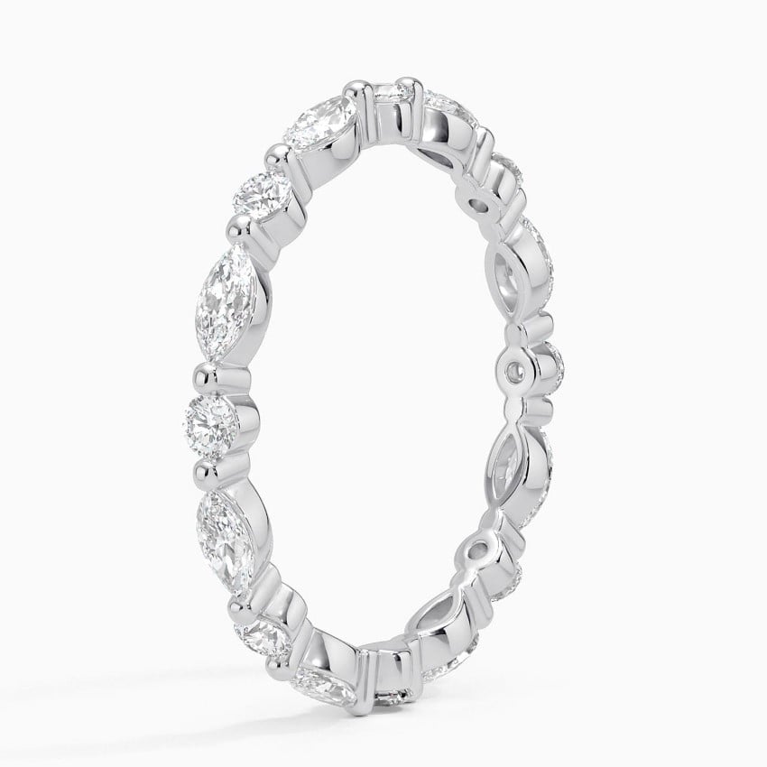 Versailles Eternity Diamond Ring (3/4 ct. tw.) Platinum Eternity Band