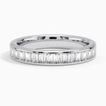 Channel Set Baguette Diamond Ring (1 ct. tw.) Platinum Wedding Band