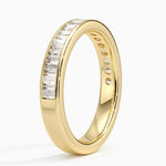 Channel Set Baguette Diamond Ring (1 ct. tw.) Yellow Gold 18k Wedding Band
