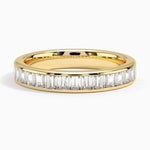 Channel Set Baguette Diamond Ring (1 ct. tw.) Yellow Gold 18k Wedding Band
