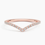 Flair Diamond Ring (1/6 ct. tw.) Rose Gold 18k Wedding Band