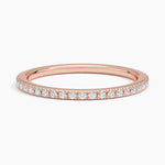 Ballad Eternity Diamond Ring (1/3 ct. tw.) Rose Gold 18k Eternity Band