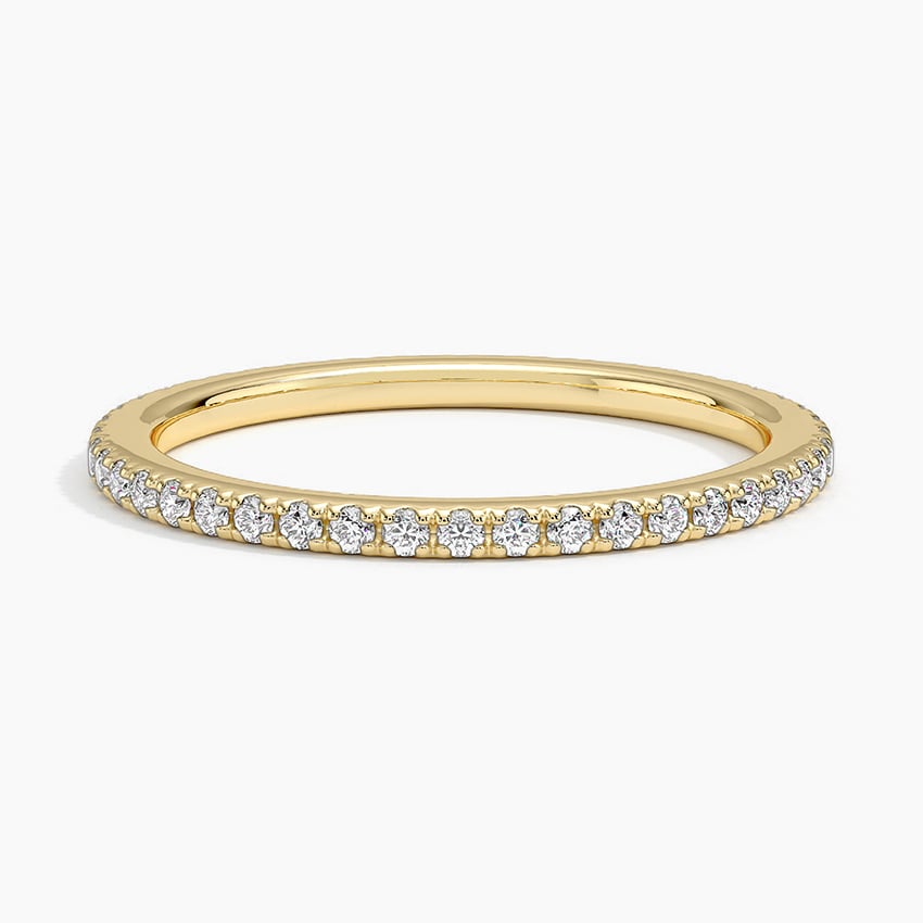 Ballad Eternity Diamond Ring (1/3 ct. tw.) Yellow Gold 18k Eternity Band