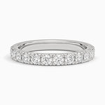 Poetica Scalloped Pavé Diamond Ring (1/2 ct. tw.) Platinum Wedding Band