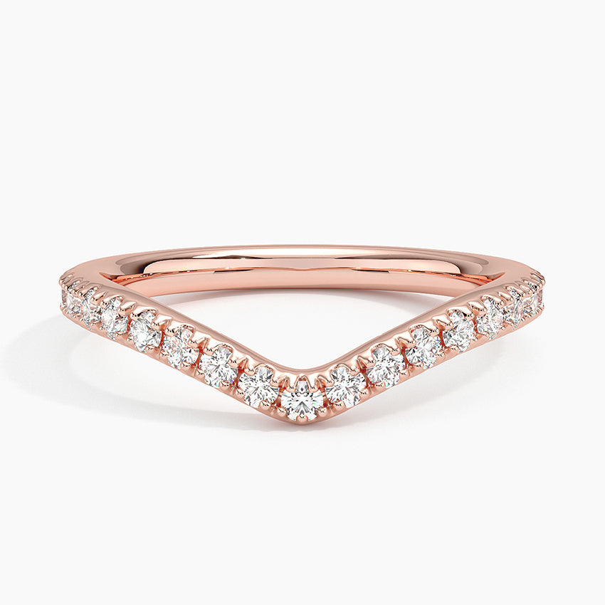 Flair Diamond Ring (1/3 ct. tw.) Rose Gold 18k Wedding Band