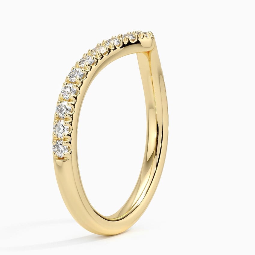 Flair Diamond Ring (1/3 ct. tw.) Yellow Gold 18k Wedding Band