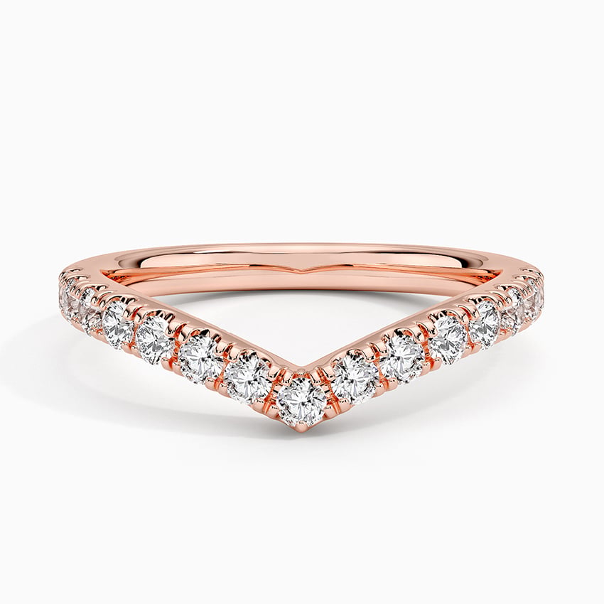 Flair Diamond Ring (2/5 ct. tw.) Rose Gold 18k Wedding Band