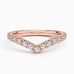 Flair Diamond Ring (2/5 ct. tw.) Rose Gold 18k Wedding Band