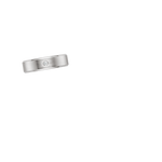 Borealis Diamond 6mm Wedding Ring Platinum Wedding Band