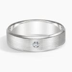 Borealis Diamond 6mm Wedding Ring Platinum Wedding Band