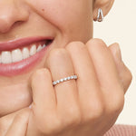 Marseille Half Coverage Diamond Ring (1/3 ct. tw.) Platinum Wedding Band