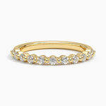 Marseille Half Coverage Diamond Ring (1/3 ct. tw.) Yellow Gold 18k Wedding Band