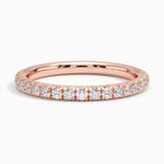 Amelie Three-Quarter Coverage Diamond Ring (1/2 ct. tw.) Rose Gold 18k Wedding Band