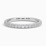 Amelie Three-Quarter Coverage Diamond Ring (1/2 ct. tw.) Platinum Wedding Band