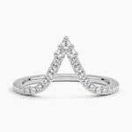 Nouveau Diamond Ring Platinum Wedding Band