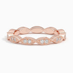 Cadenza Eternity Diamond Ring (1/4 ct. tw.) Rose Gold 18k Eternity Band