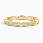 Cadenza Eternity Diamond Ring (1/4 ct. tw.) Yellow Gold 18k Eternity Band