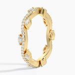 Luxe Winding Willow Eternity Diamond Ring (1/2 ct. tw.) Yellow Gold 18k Eternity Band