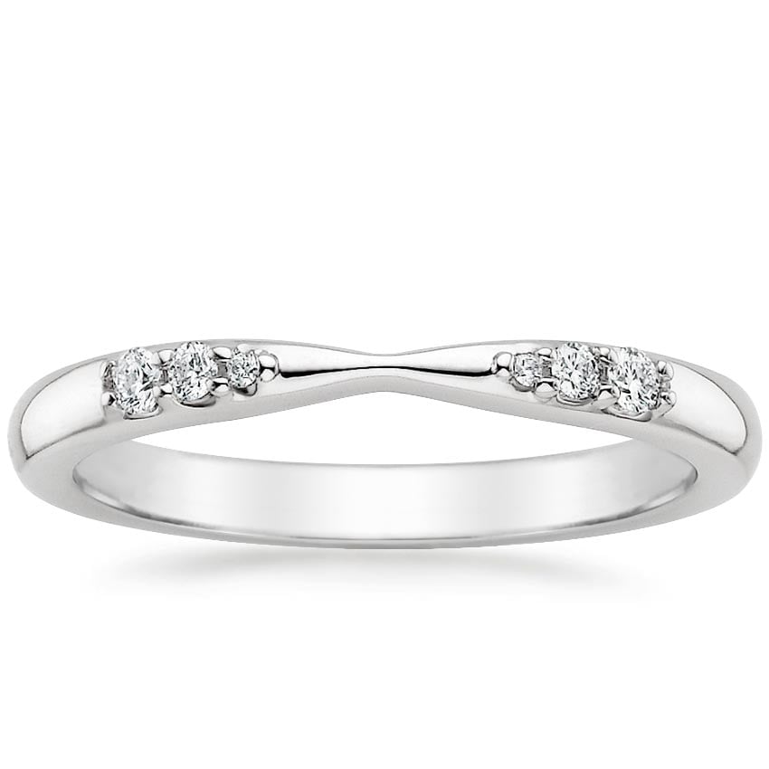 Lark Diamond Ring Platinum Wedding Band