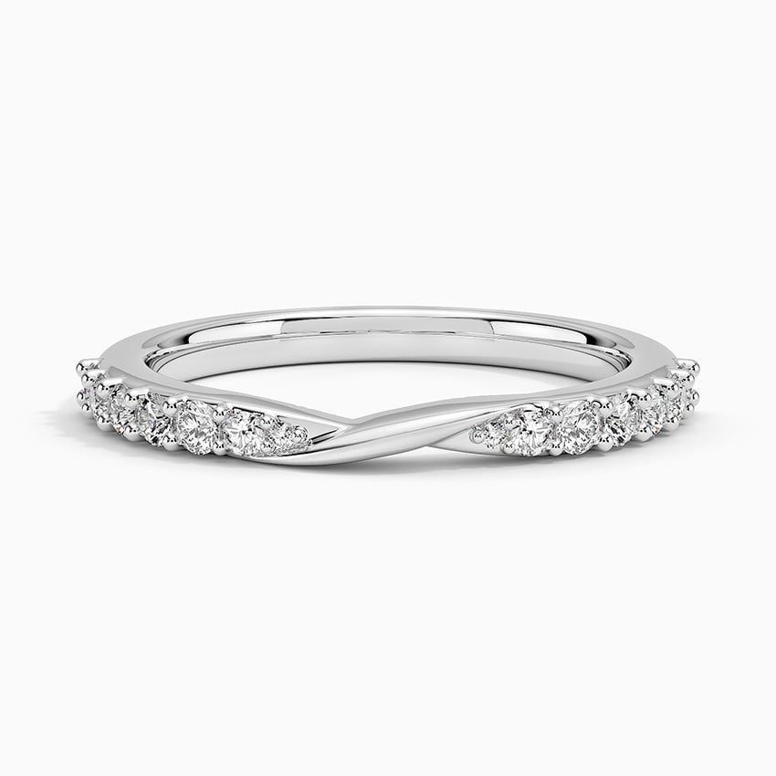 Luxe Lark Diamond Ring Platinum Wedding Band
