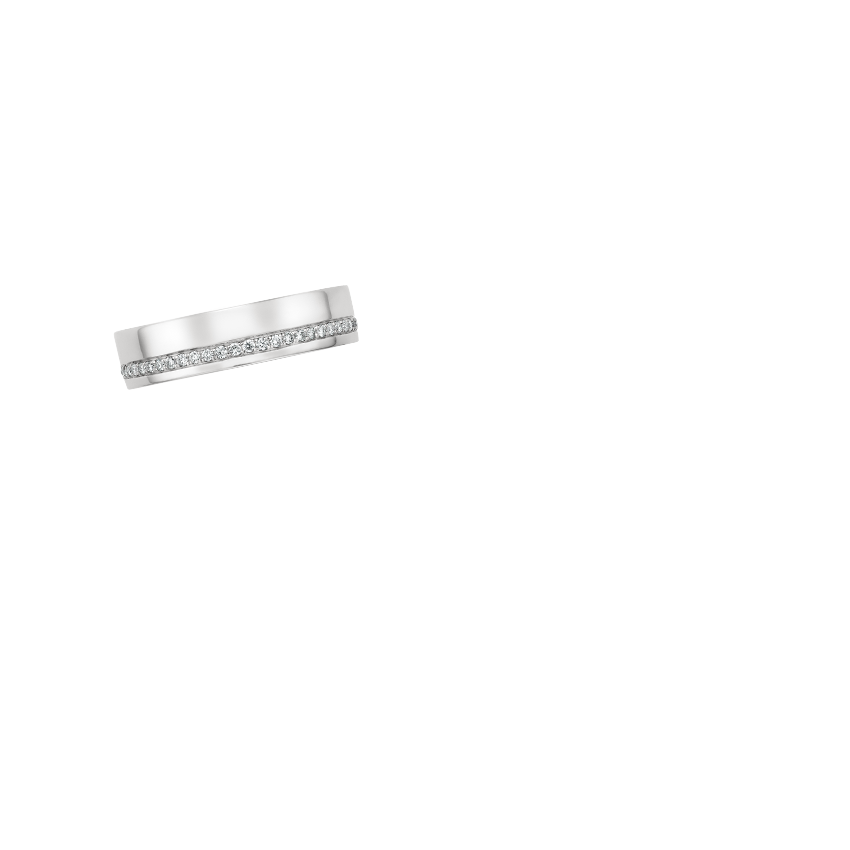 Austin Diamond 5.5mm Wedding Ring (1/5 ct. tw.) Platinum Wedding Band
