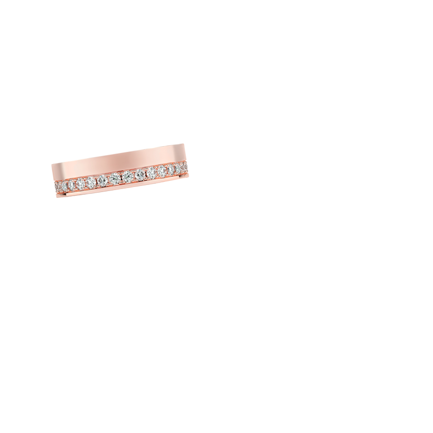 Austin Diamond 5.5mm Wedding Ring (1/3 ct. tw.) Rose Gold 18k Wedding Band