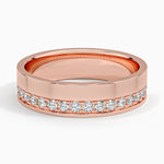 Austin Diamond 5.5mm Wedding Ring (1/3 ct. tw.) Rose Gold 18k Wedding Band