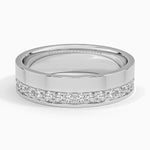 Austin Diamond 5.5mm Wedding Ring (1/3 ct. tw.) Platinum Wedding Band