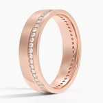 Austin Eternity Diamond 5.5mm Wedding Ring (1/3 ct. tw.) Rose Gold 18k Eternity Band