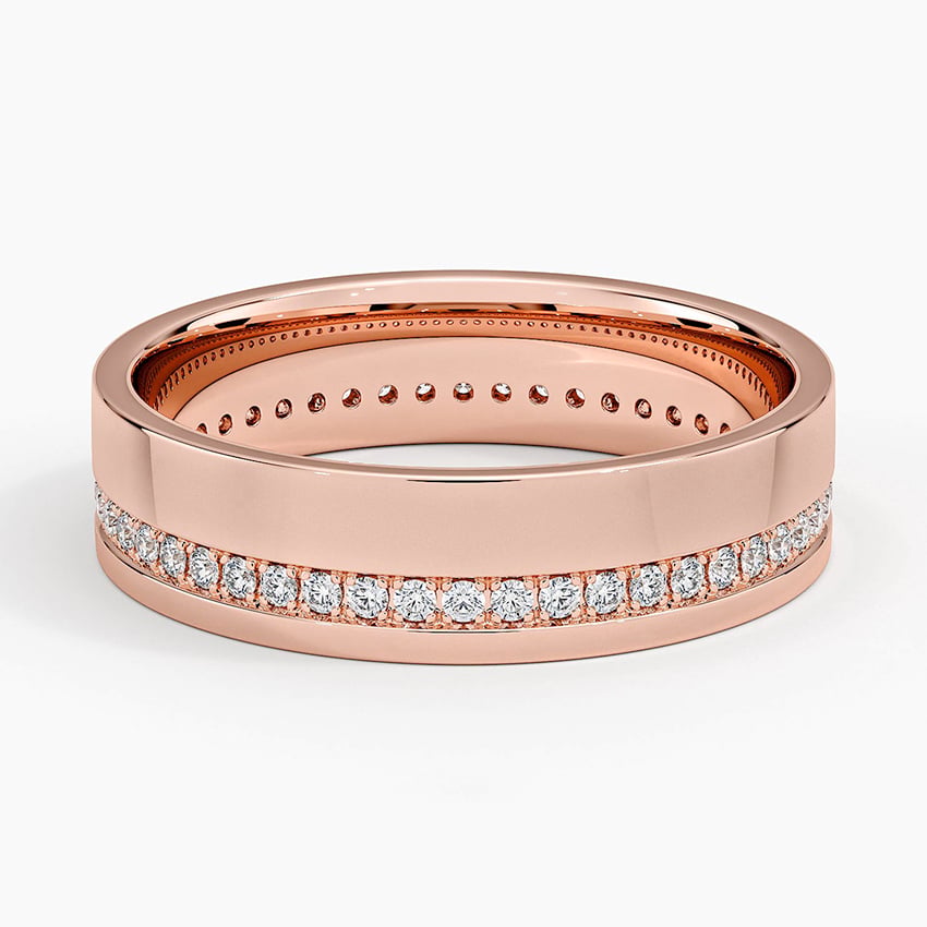 Austin Eternity Diamond 5.5mm Wedding Ring (1/3 ct. tw.) Rose Gold 18k Eternity Band