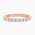 Marseille Three-Quarter Coverage Diamond Ring (1/2 ct. tw.) Rose Gold 18k Wedding Band
