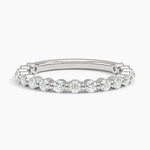 Marseille Three-Quarter Coverage Diamond Ring (1/2 ct. tw.) Platinum Wedding Band