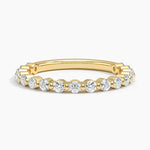 Marseille Three-Quarter Coverage Diamond Ring (1/2 ct. tw.) Yellow Gold 18k Wedding Band